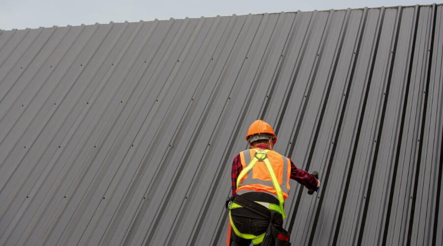 Professional metal roof installation services in Center Point, WV